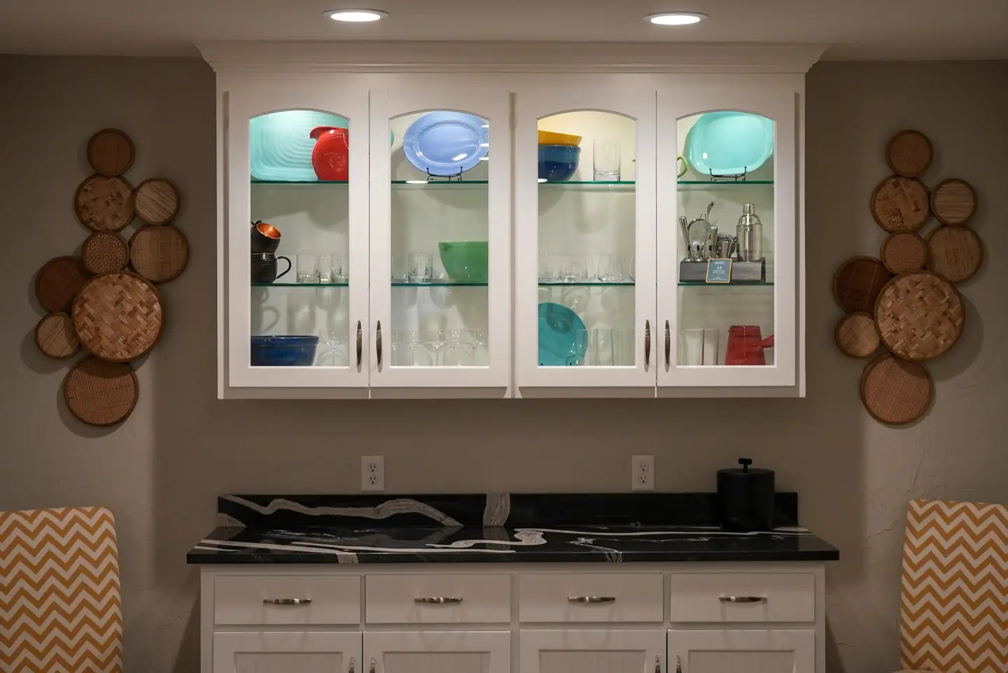 Bar nook in the dining room