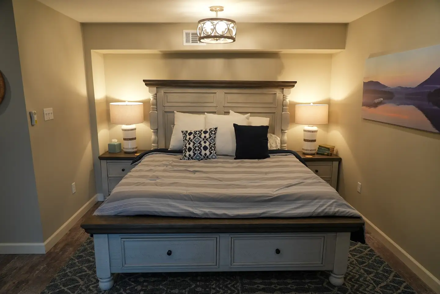 Second master bedroom on the lower level